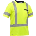 PIP&reg; 310-1100-OR/XL Long Sleeve T-Shirt, XL, Hi-Viz Orange, Bird's Eye Polyester