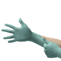 Microflex&reg; 163064 Integra N86 Durable Glove, L, Nitrile, Non-Powdered, Textured Finger, 6.7 mil Palm, 7.5 mil Finger THK, Application Type: Medical Exam