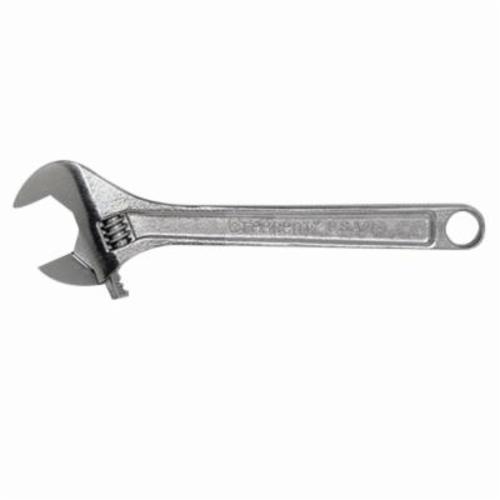 Williams&reg; AP-4A Adjustable Wrench, 1/2 in, 4 in OAL, Chrome Vanadium Steel Body, Chrome Vanadium Steel, Polished Chrome
