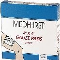 First Aid Only&reg; H245 Non-Sterile Gauze Bandage, 4-1/4 in L x 3-1/2 in W x 4-1/2 in H, Latex Free