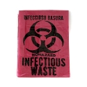 First Aid Only&reg; 21-022 2-Piece Biohazard Bag, 20 gal Capacity, 24 in L x 24 in W, Polyethylene, Bright Red