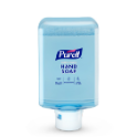 Never Change or Buy Batteries!* The PURELL ES10 Automatic Hand Soap Dispenser requires less maintenance and creates less waste thanks to a fresh battery built into every easy-to-recycle refill. Transparent refills make it easy to check product levels without opening the dispenser.