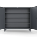 Strong Hold&reg; 55-243SS Heavy Duty Industrial Cabinet, 60 in W x 66 in H, Stainless Steel, Gray