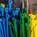 ACT AL-07-50-9-C Standard Cable Tie, 7 in L x 0.18 in W x 0.05 in THK, Nylon 6.6, Natural