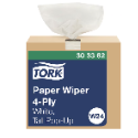 Kimtech Pure* 76490 W4 Pre-Saturated Sterile Wiper, 40 Sheets, 9 in W, Polypropylene, White