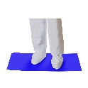 Wearwell&reg; 095.3x5WH 95 Series Solid Cleanroom Tacky Mat, 5 ft L x 3 ft W, White, Polyethylene, 30 Sheets per Mat