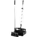 Rubbermaid&reg; 6374 Straight Lobby Broom, 35 in OAL, 5 in L Trim, 7-7/8 in Sweep Face, Flagged Polypropylene Bristle